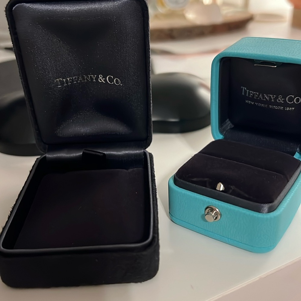 Tiffany & Co necklace and ring box